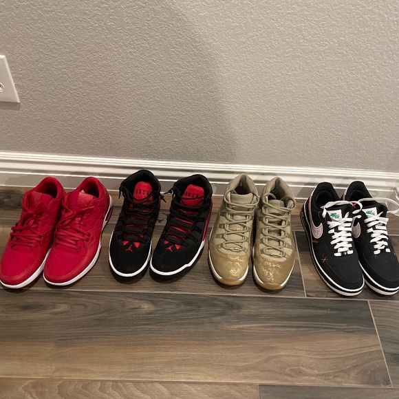 4 pairs jordans and Nike main image 2